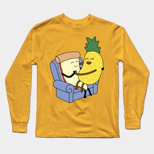 Pineapple Pizza Long Sleeve T-Shirt